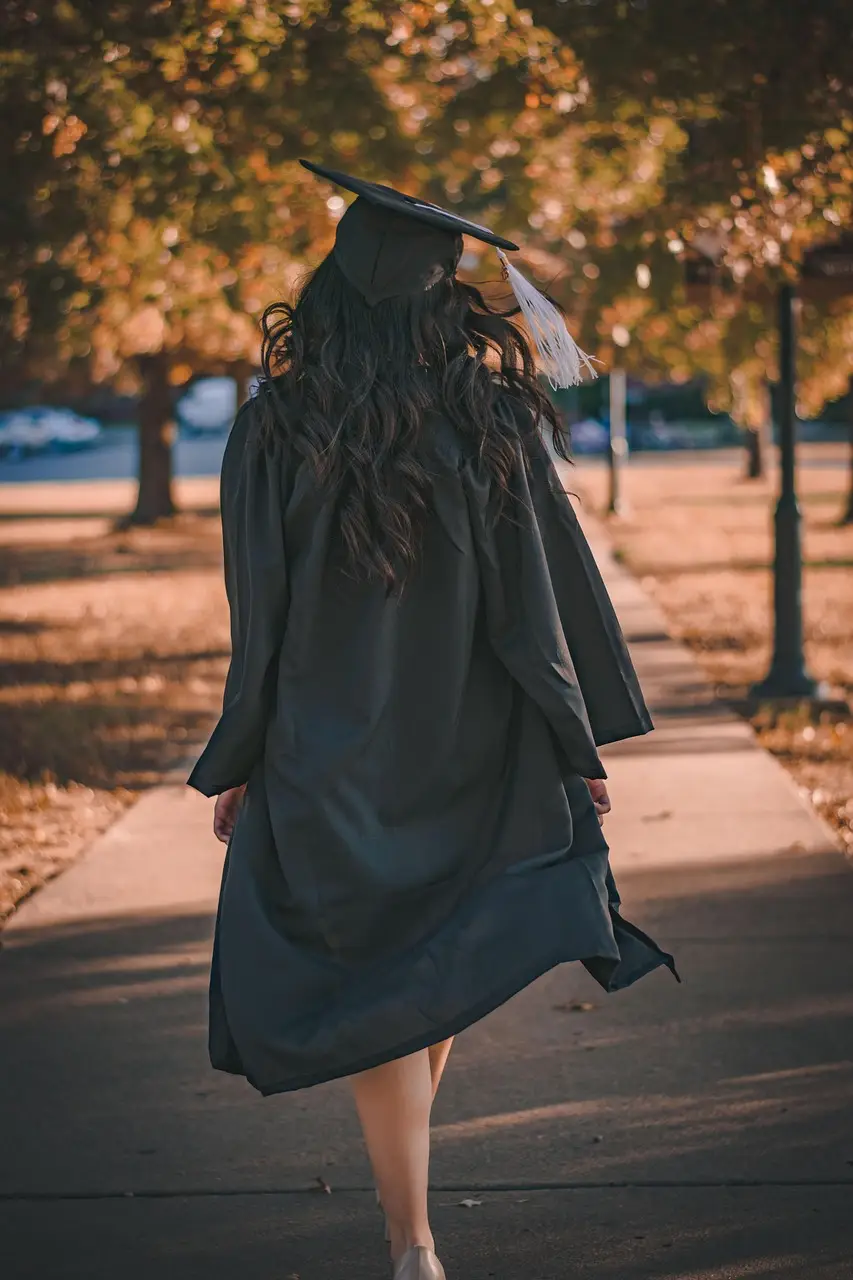 About graduate, graduation, toga, back, college, college graduate, walk, school, education, student, graduate, graduate, graduation, graduation, graduation, graduation, graduation